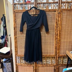 Zara Navy tool Dress